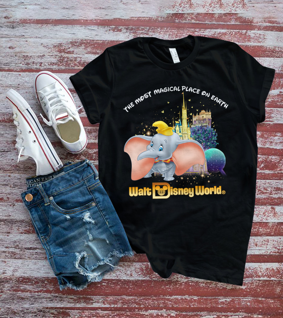 Walt Disney World Dumbo The Most Magical Place On Earth T-Shirt