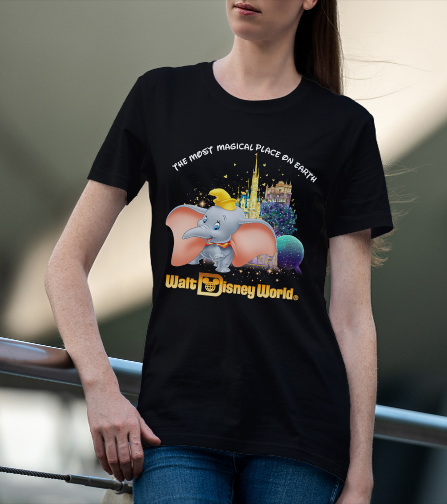 Walt Disney World Dumbo The Most Magical Place On Earth T-Shirt