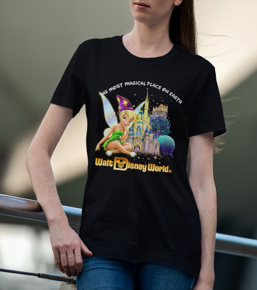 Tinkerbell Walt Disney World The Most Magical Place On Earth T-Shirt