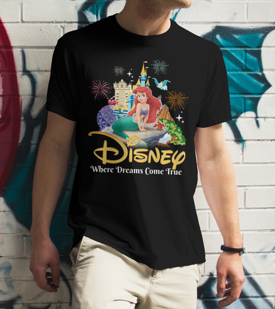 Disney Ariel Where Dreams Come True T-Shirt
