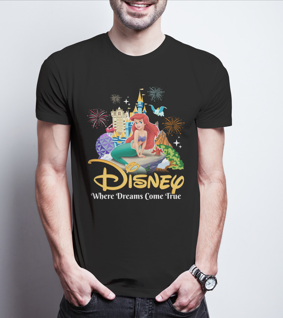 Disney Ariel Where Dreams Come True T-Shirt