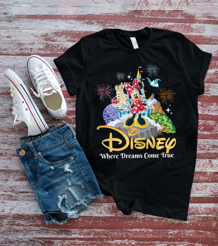 Disney Minnie Where Dreams Come True T-Shirt