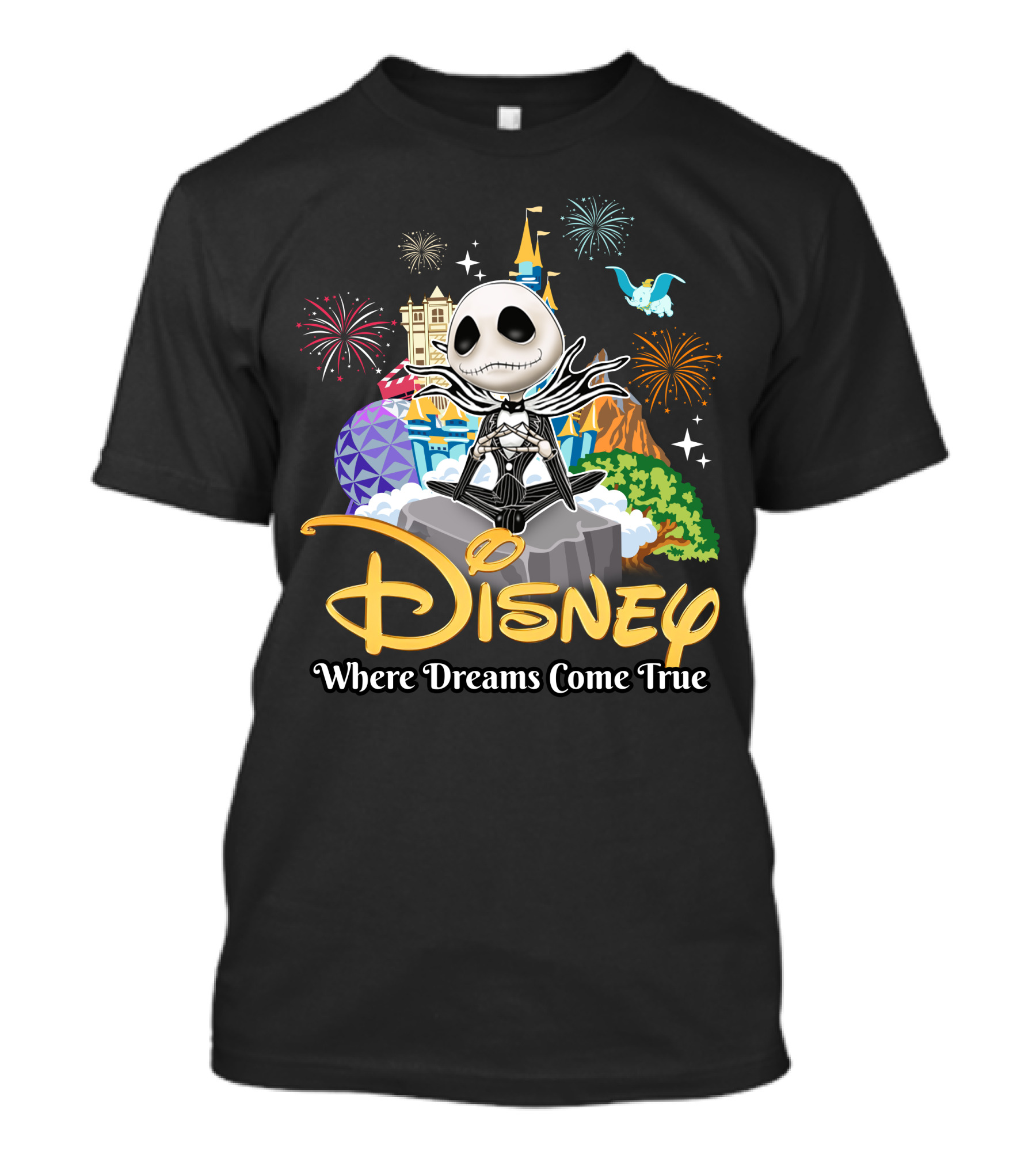 Disney Jack Skellington Where Dreams Come True T-Shirt