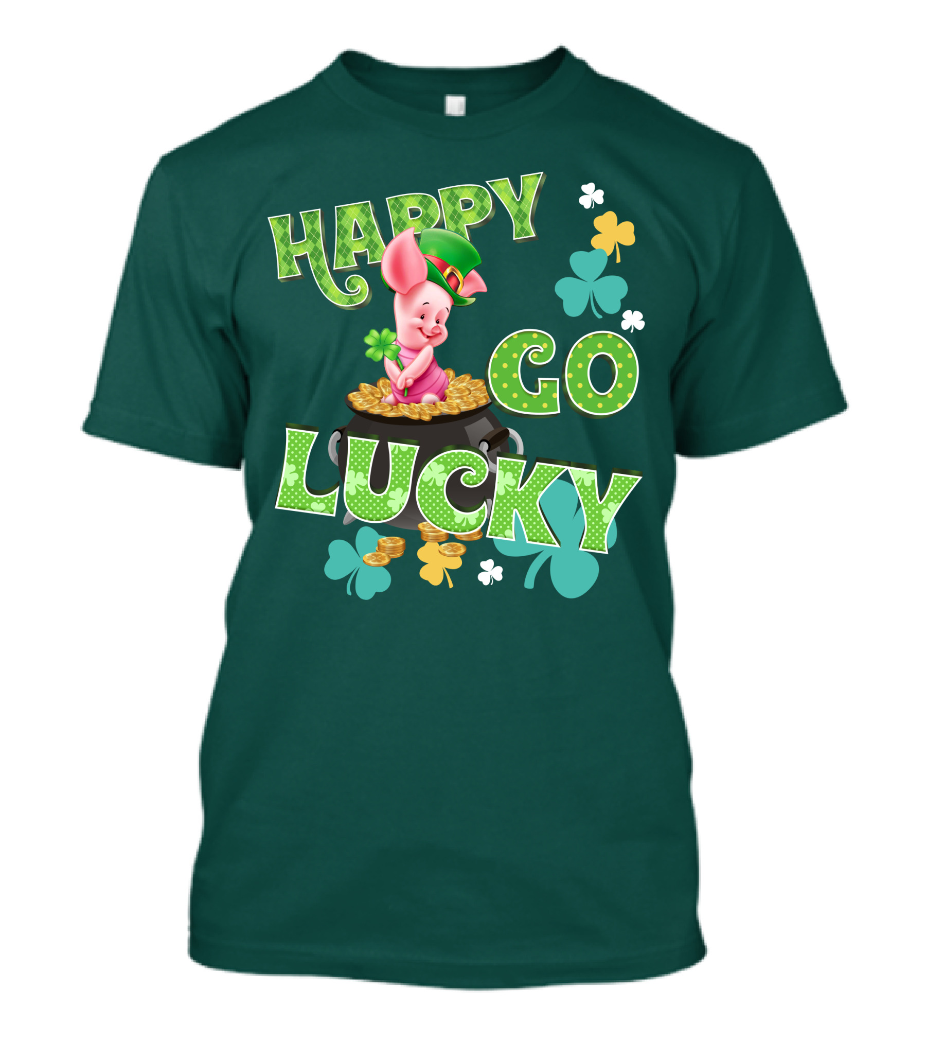 Happy Go Lucky Piglet T-Shirt
