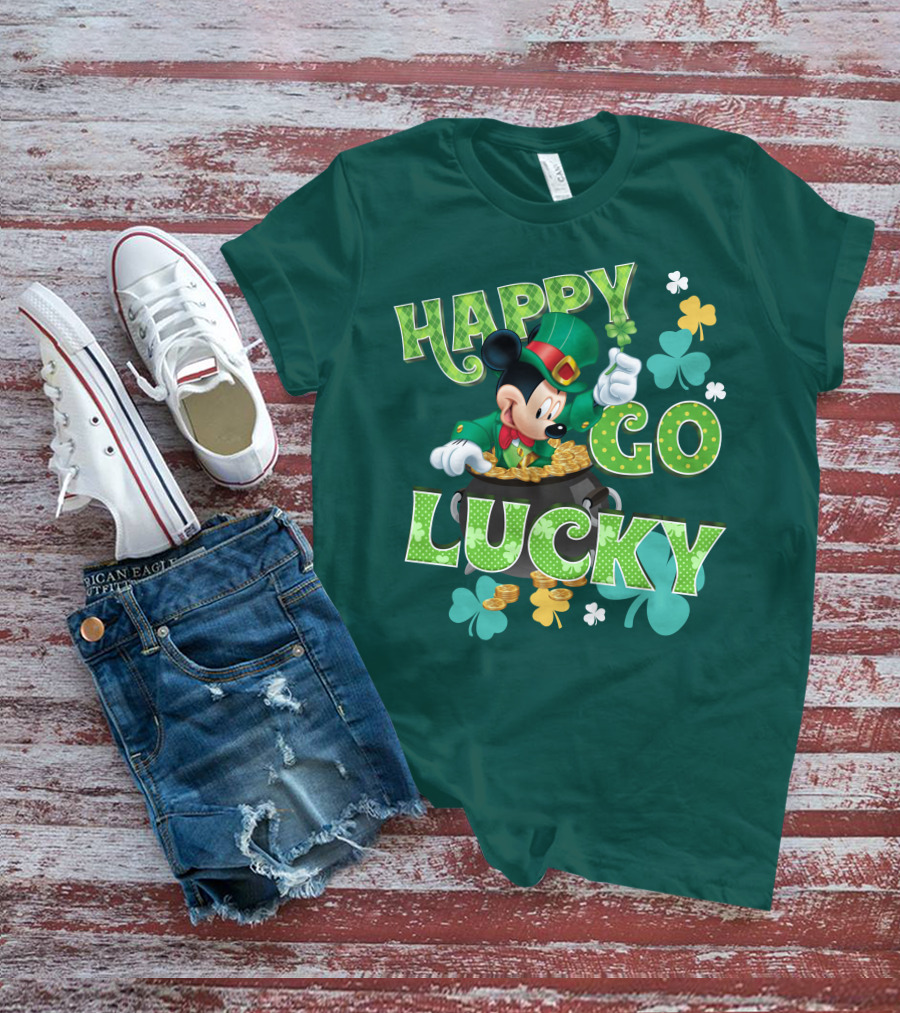 Happy Go Lucky Mickey T-Shirt