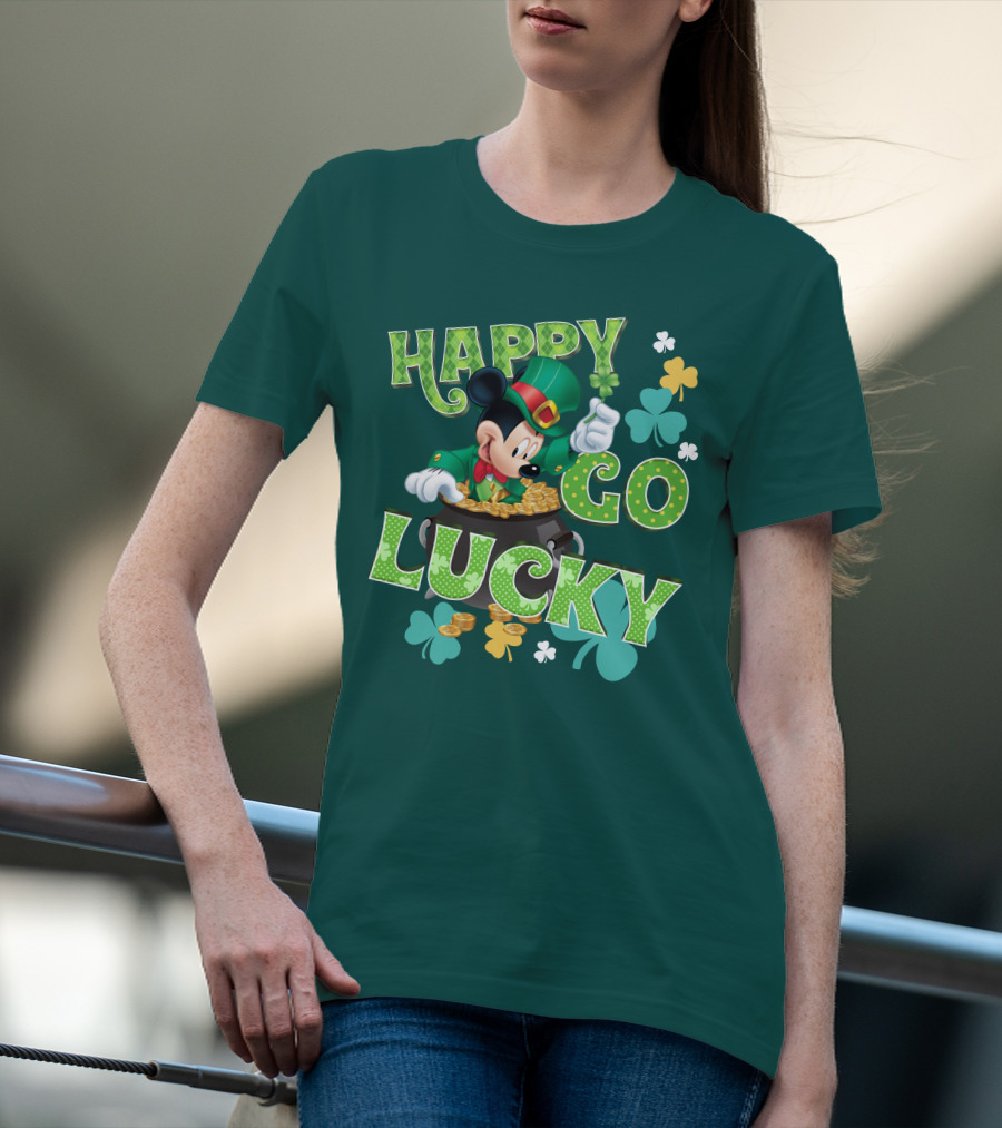 Happy Go Lucky Mickey T-Shirt