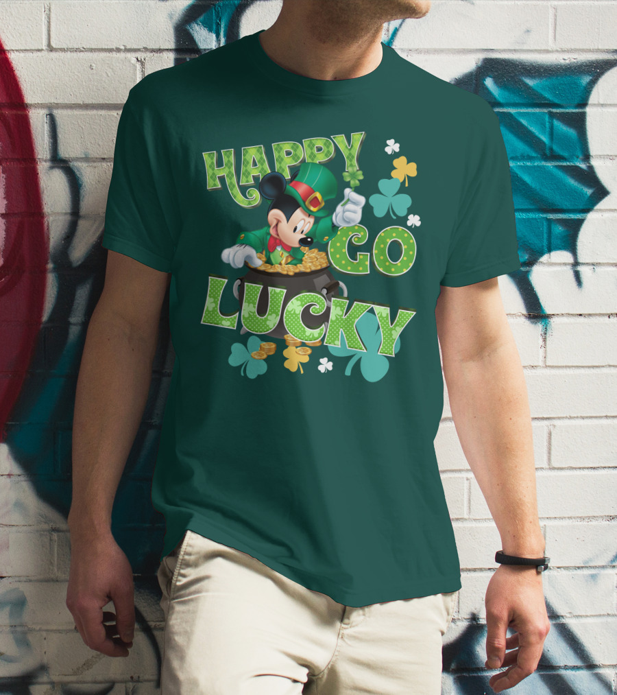 Happy Go Lucky Mickey T-Shirt