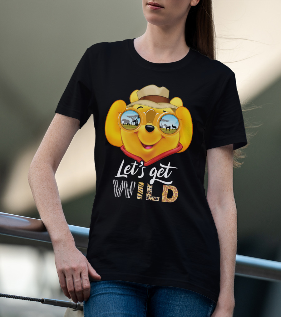 Let's Get Wild Pooh Safari Adventure T-Shirt