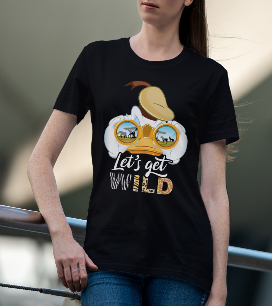 Let's Get Wild Donald Duck Safari Adventure T-Shirt