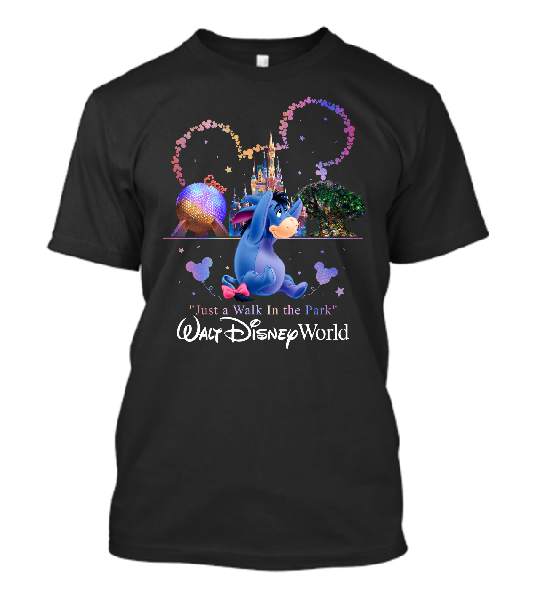 Eeyore Just A Walk In The Park Walt Disney World Epcot T-Shirt