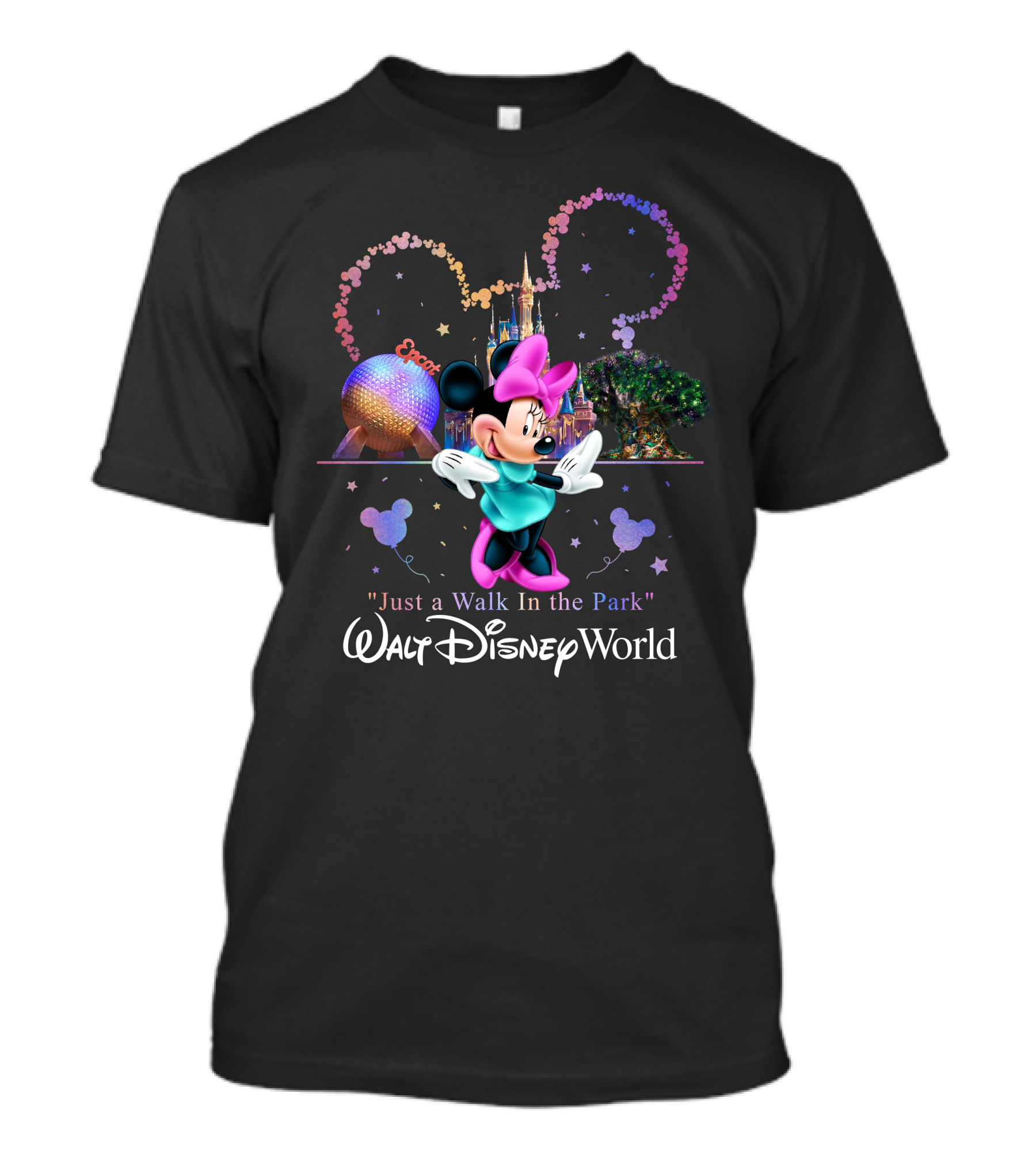 Minnie Just A Walk In The Park Walt Disney World Epcot T-Shirt