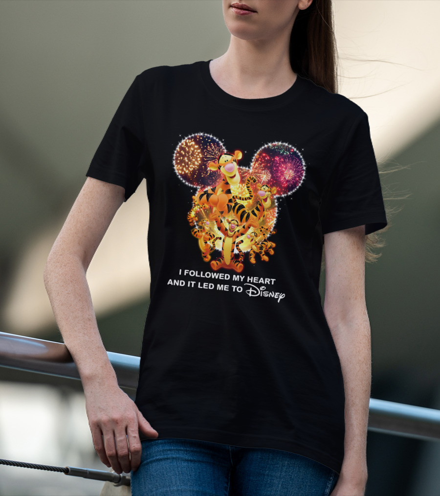 Tigger I Followed My Heart And It Led Me To Disney T-Shirt