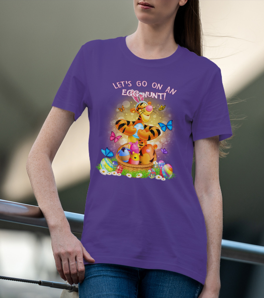 Let's Go On An Egg Hunt Tigger T-Shirt
