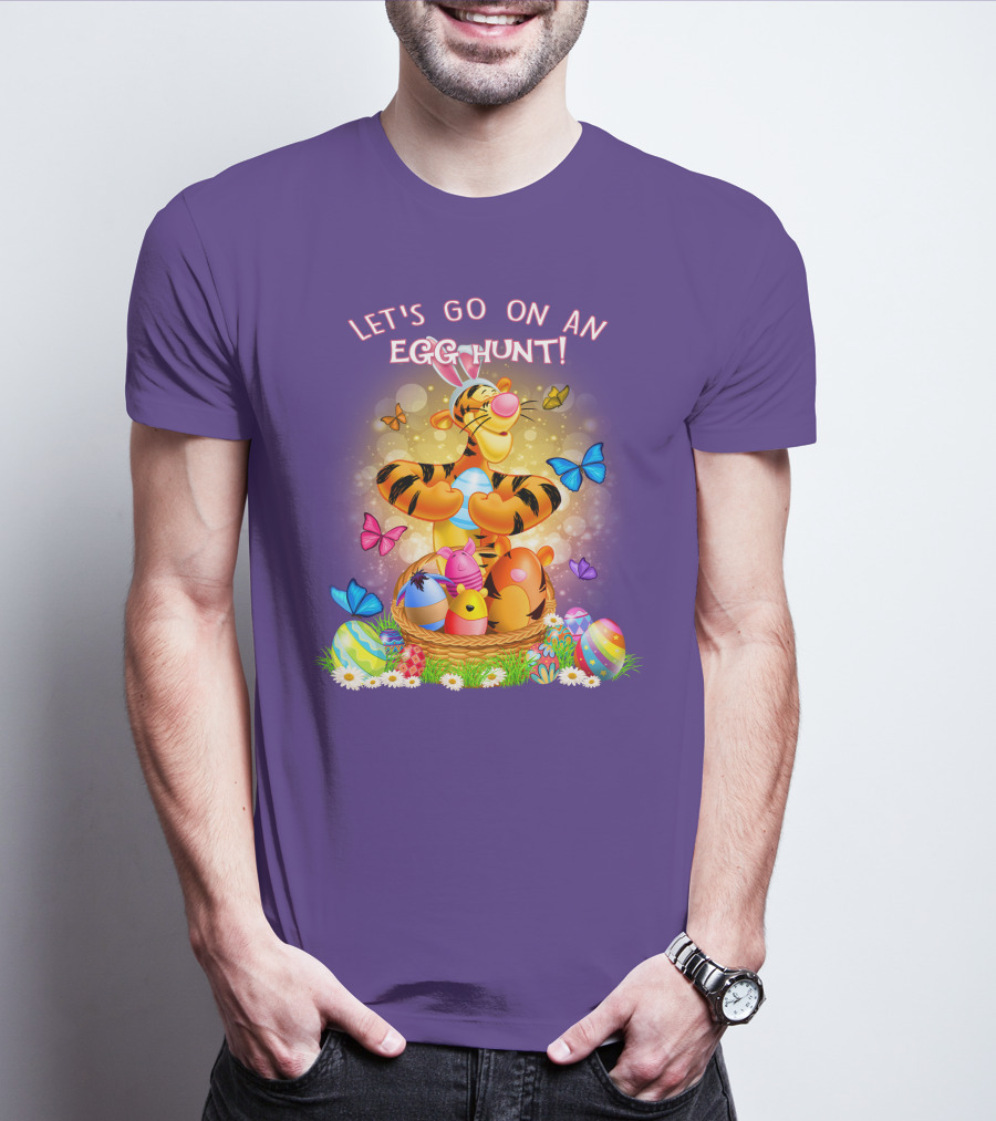 Let's Go On An Egg Hunt Tigger T-Shirt