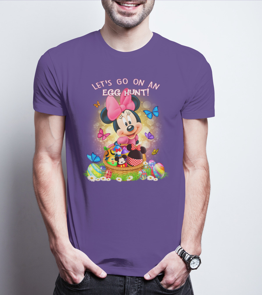 Let's Go On An Egg Hunt Minnie T-Shirt
