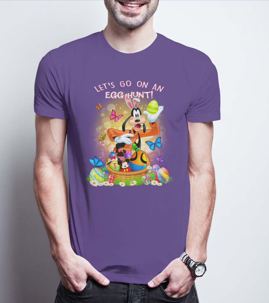 Goofy Let's Go On An Egg Hunt! T-Shirt
