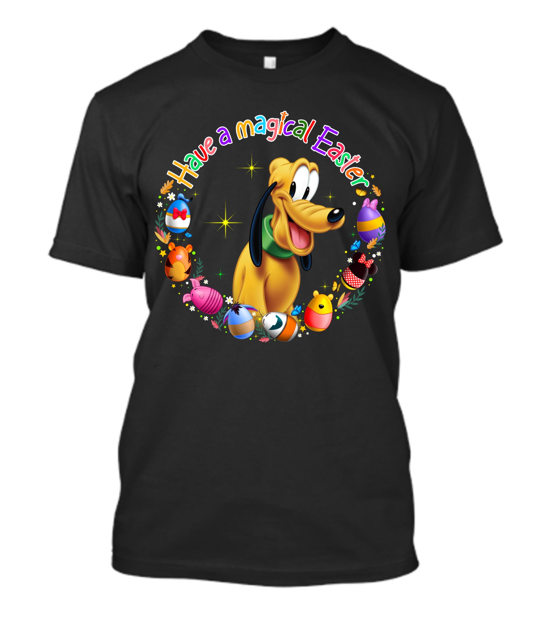 Have A Magical Easter Pluto Disney Holiday Celebration T-Shirt