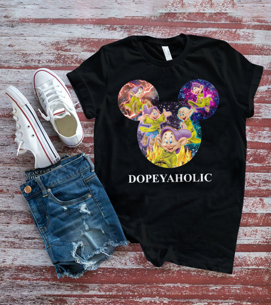 Dopeyaholic Mickey Mouse Ears Multiverse Dopey Wonderland T-Shirt
