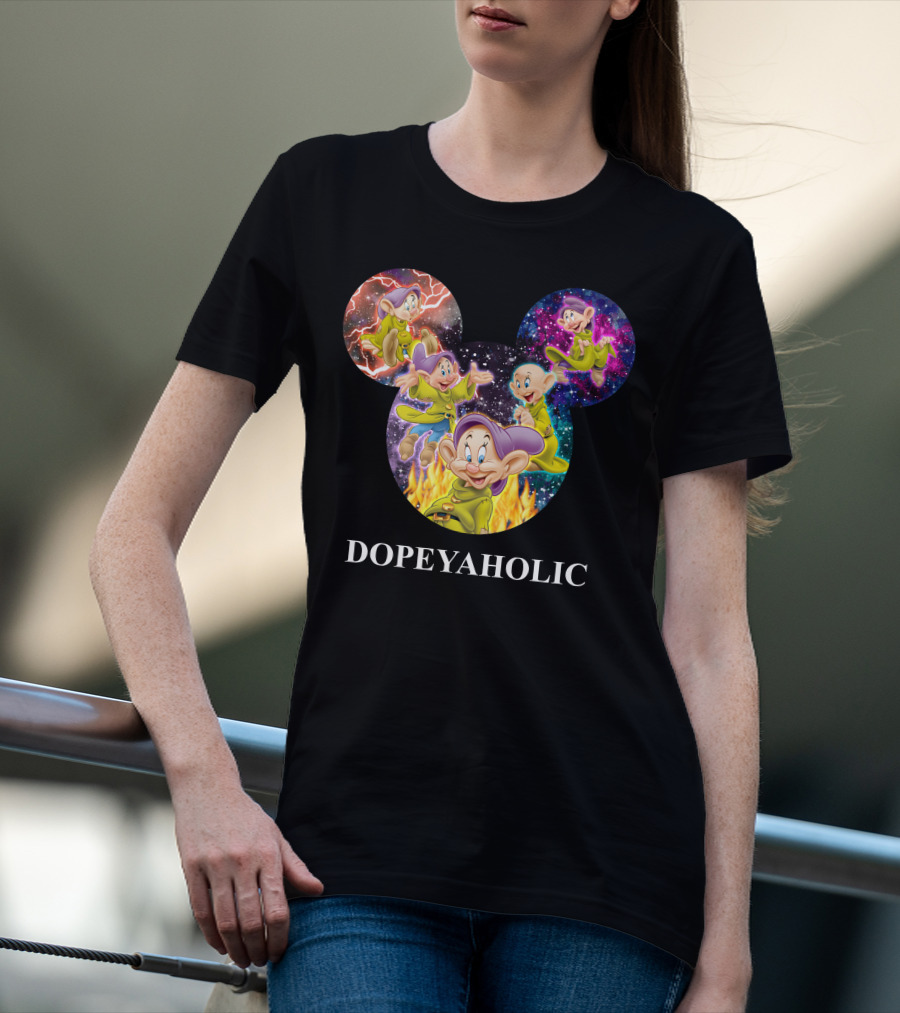 Dopeyaholic Mickey Mouse Ears Multiverse Dopey Wonderland T-Shirt