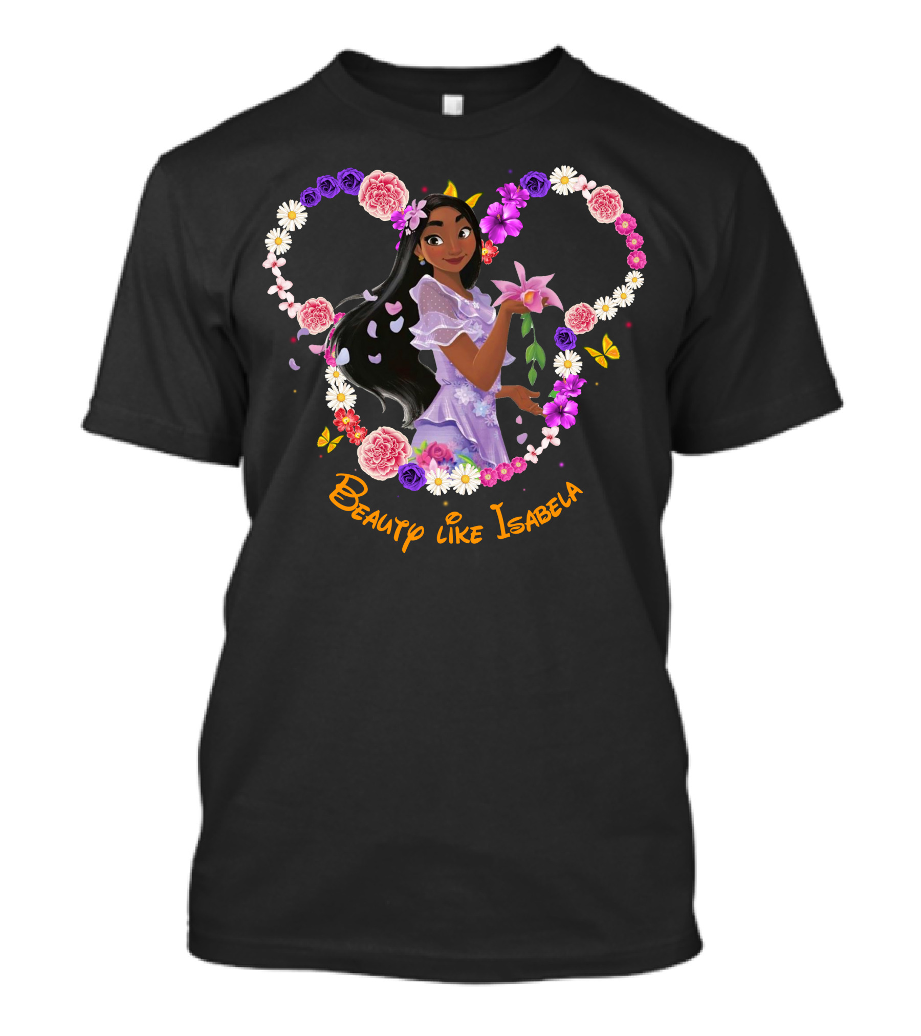 Beauty Like Isabela Encanto Floral Heart T-Shirt