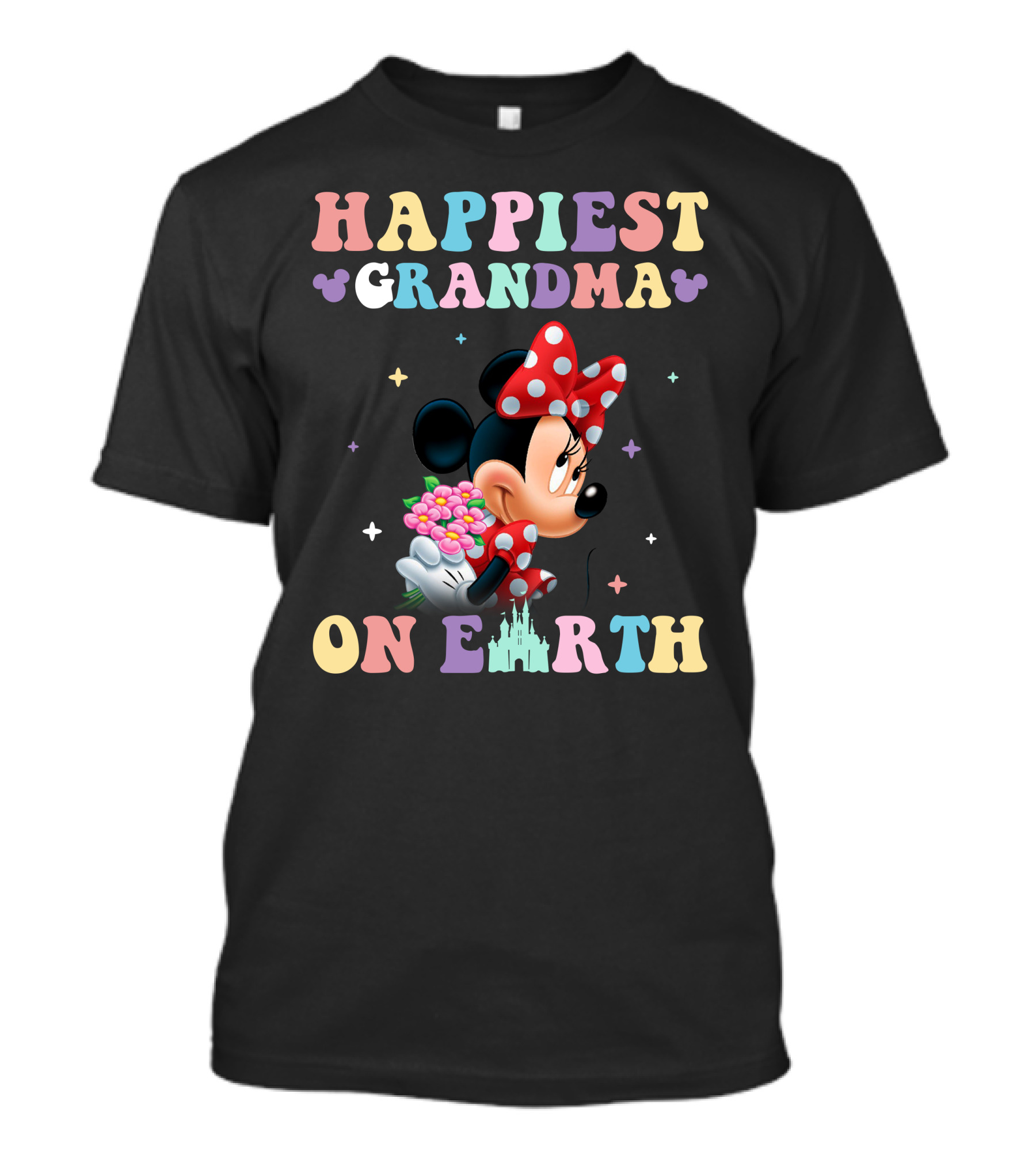 Happiest Grandma On Earth Minnie T-Shirt