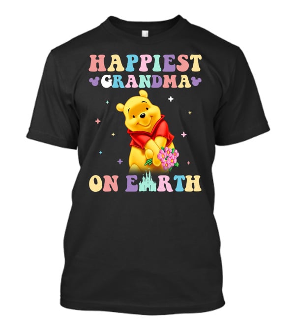 Happiest Grandma On Earth Winnie The Pooh Disney T-Shirt