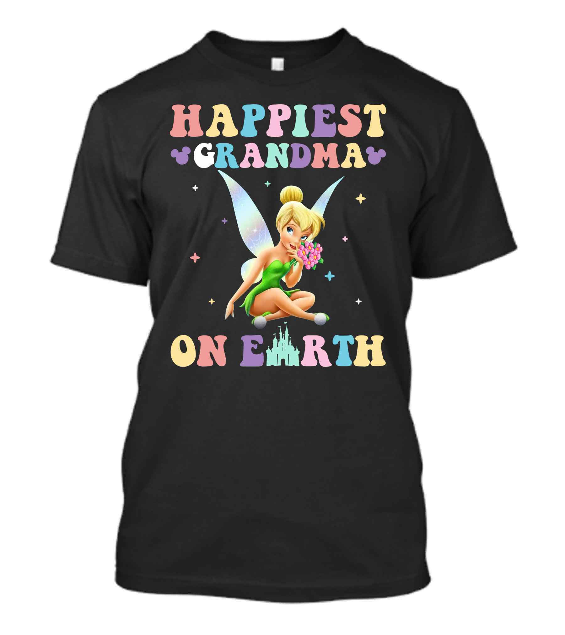 Happiest Grandma On Earth Tinkerbell T-Shirt