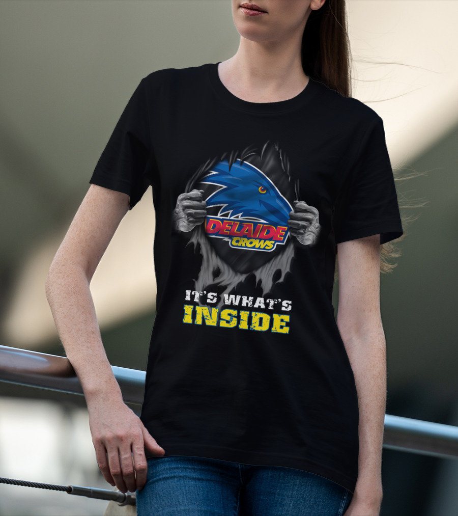 It's What's Inside Adelaide Crows Logo Burst T-Shirt