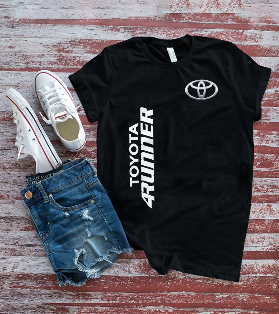 TOYOTA 4RUNNER Vertical Text With Toyota T-Shirt