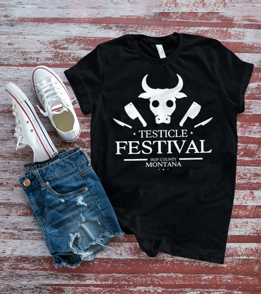 Testicle Festival Hop County Montana T-Shirt