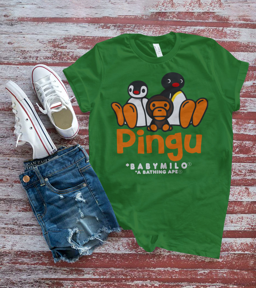 Pingu Baby Milo A Bathing Ape Collaboration T-Shirt