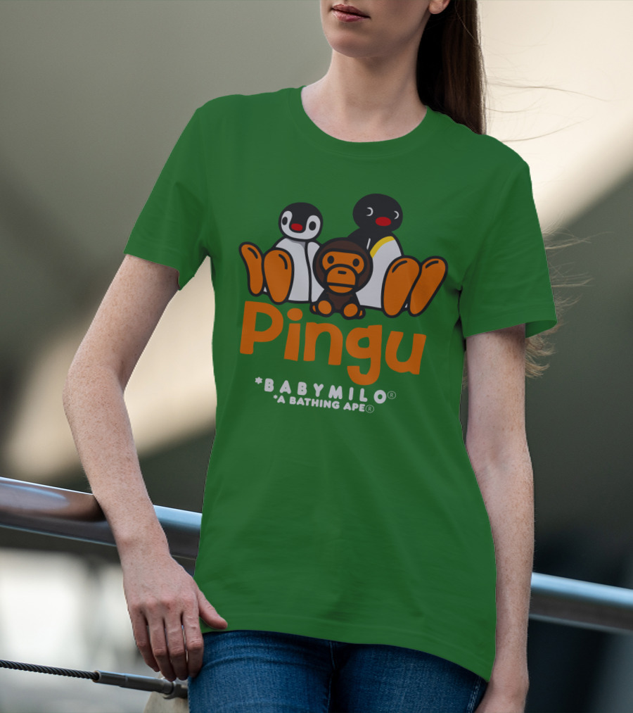 Pingu Baby Milo A Bathing Ape Collaboration T-Shirt