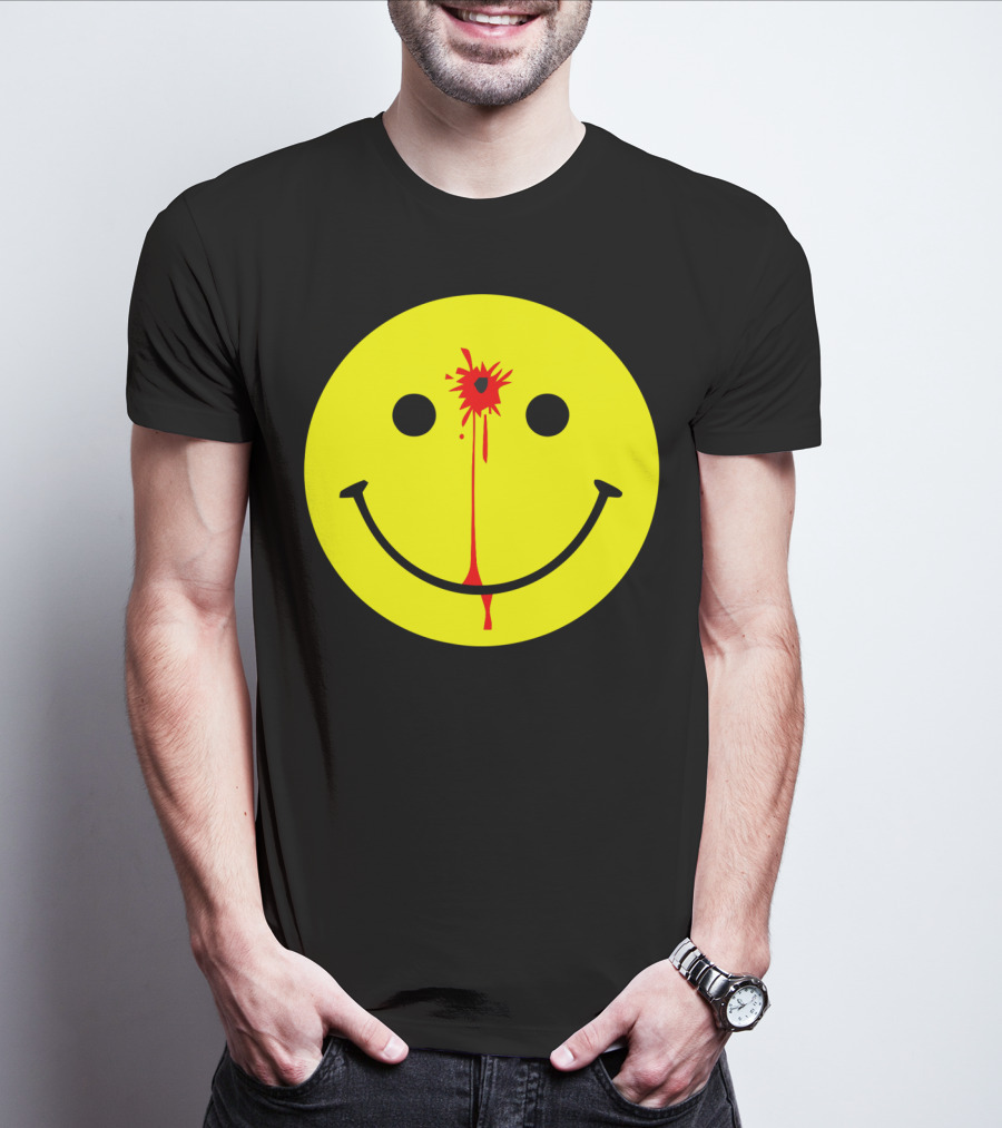 Have A Nice Day Smiley Face Blood Splatter T-Shirt