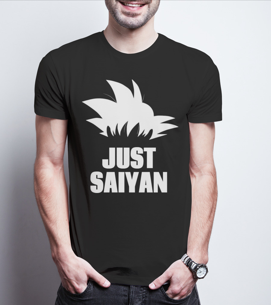 Just Saiyan Dragon Ball Z Super Saiyan Hair T-Shirt