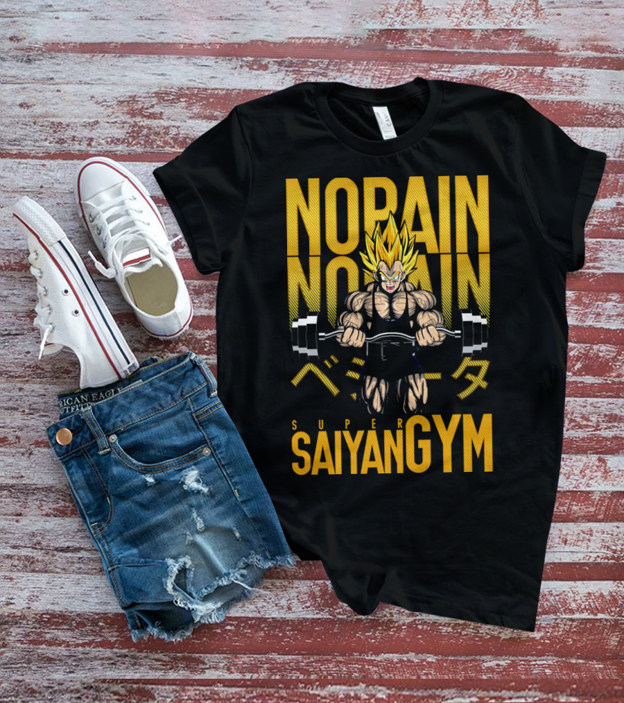 NO PAIN NO PAIN SUPER SAIYAN GYM T-Shirt