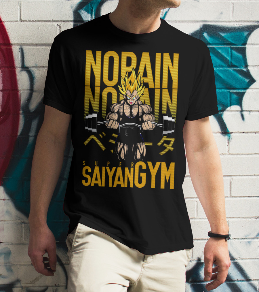 NO PAIN NO PAIN SUPER SAIYAN GYM T-Shirt