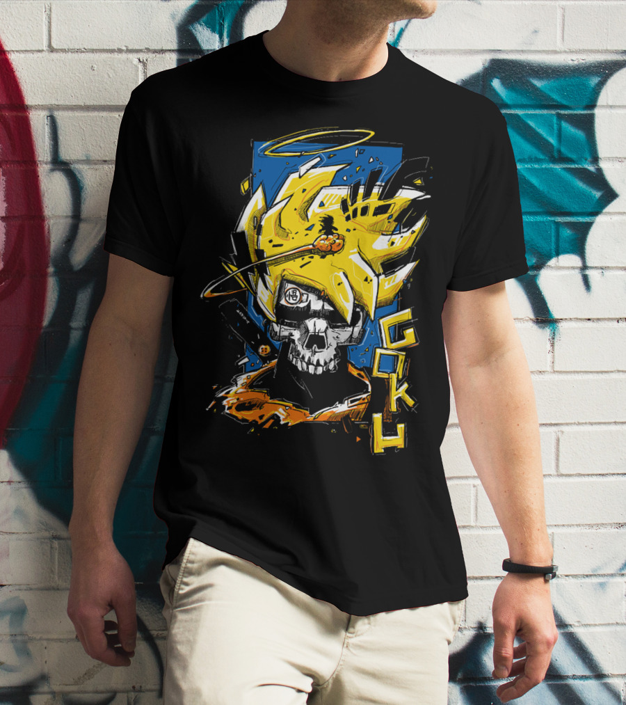 SkullGoku Super Saiyan Anime Fusion T-Shirt