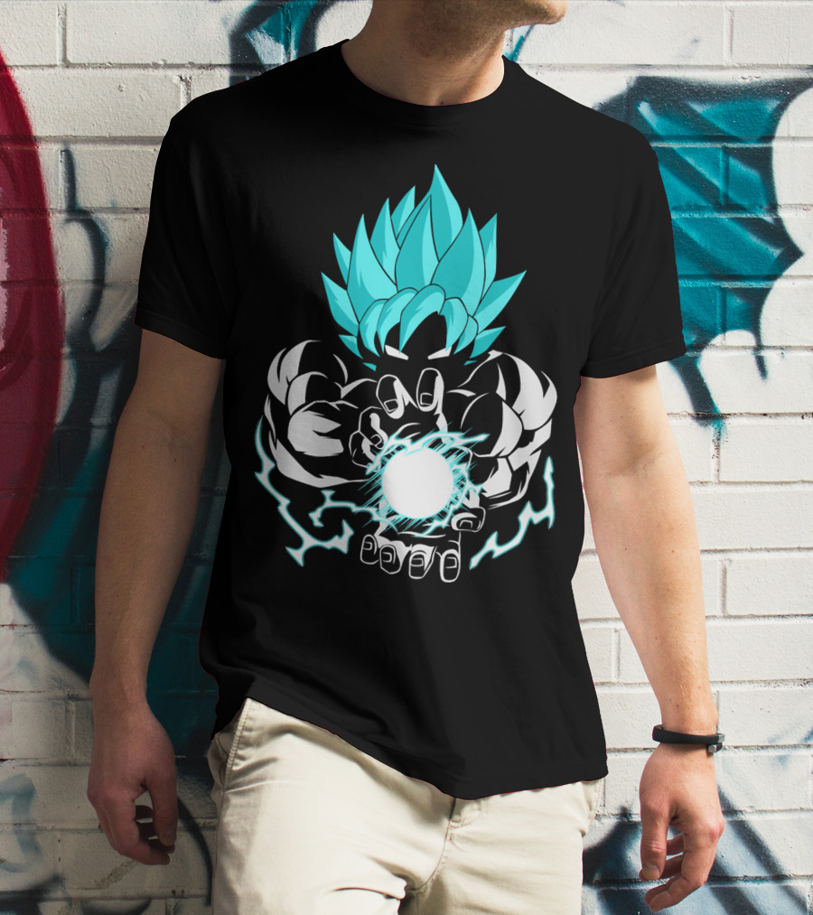 Super Saiyan Blue Energy Charge T-Shirt