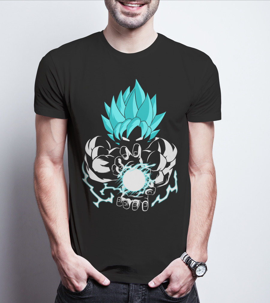 Super Saiyan Blue Energy Charge T-Shirt