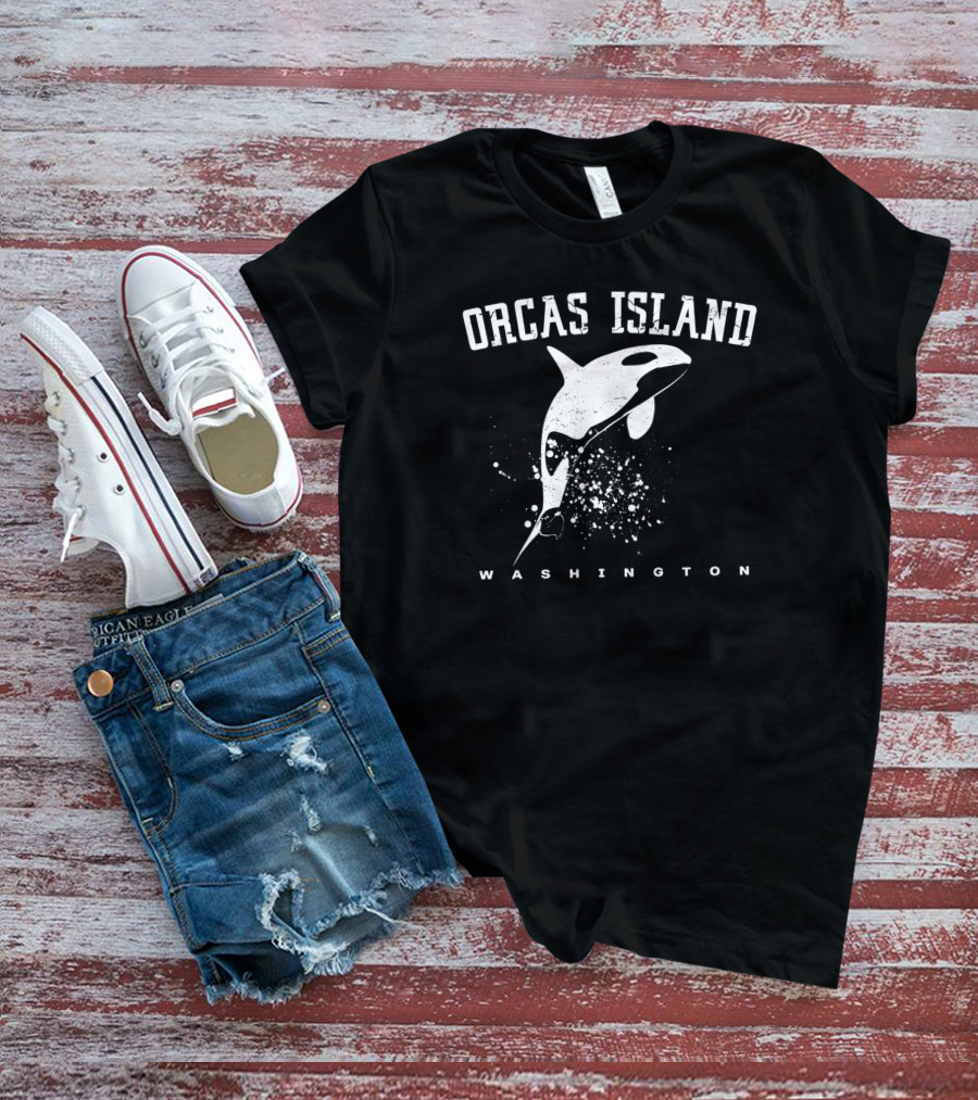 ORCAS ISLAND WASHINGTON Killer Whale Lover Souvenir T-Shirt