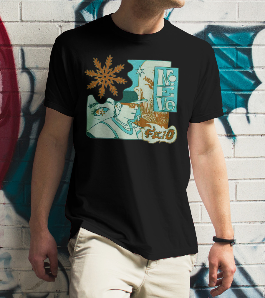 Feid Nieve White Snowflake T-Shirt