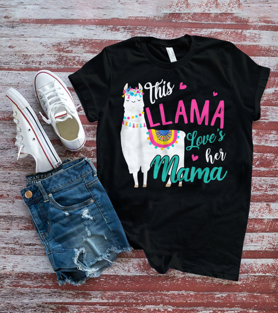 This Llama Loves Her Mama Mother's Day T-Shirt