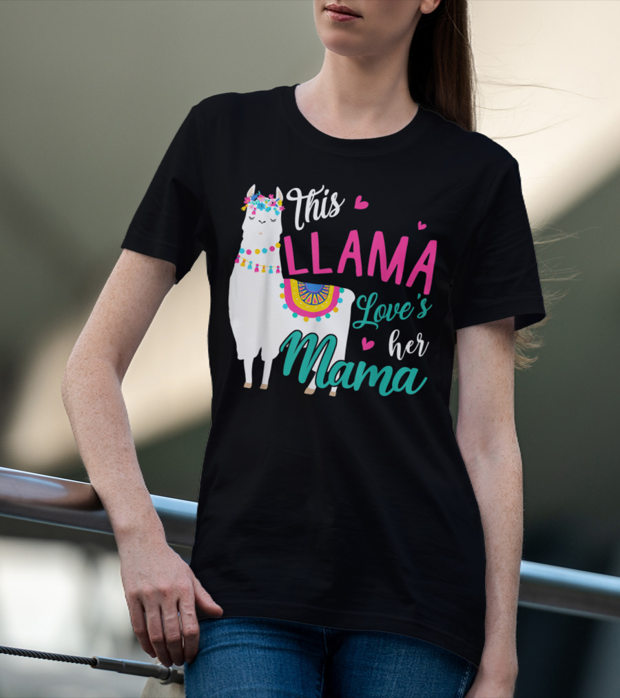 This Llama Loves Her Mama Mother's Day T-Shirt