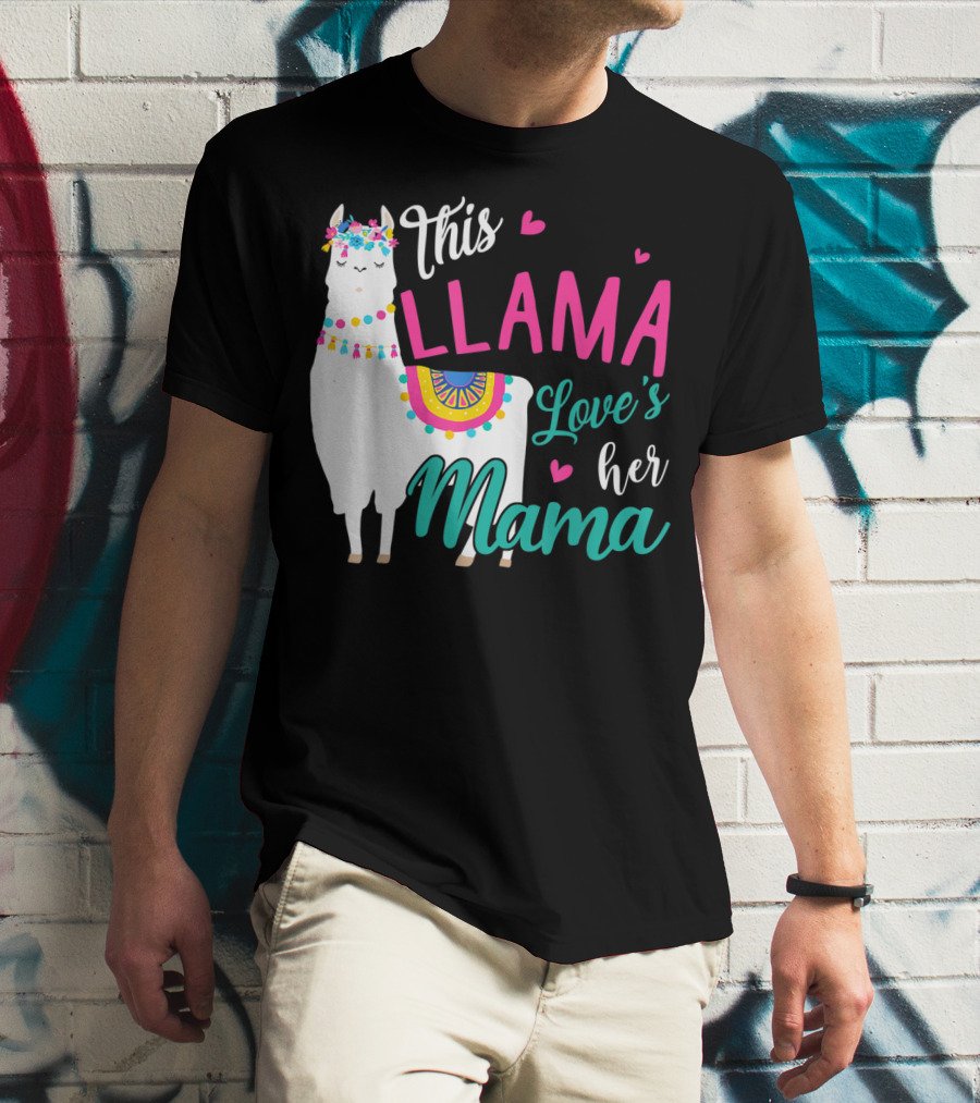 This Llama Loves Her Mama Mother's Day T-Shirt