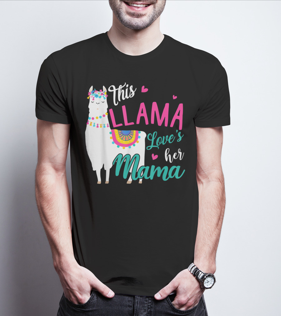 This Llama Loves Her Mama Mother's Day T-Shirt