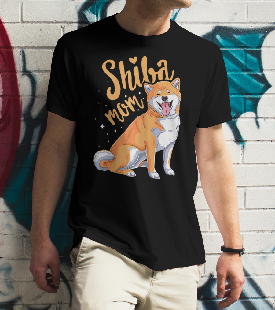 Shiba Inu Mom Funny Dog Lover For Shiba Inu Owner T-Shirt