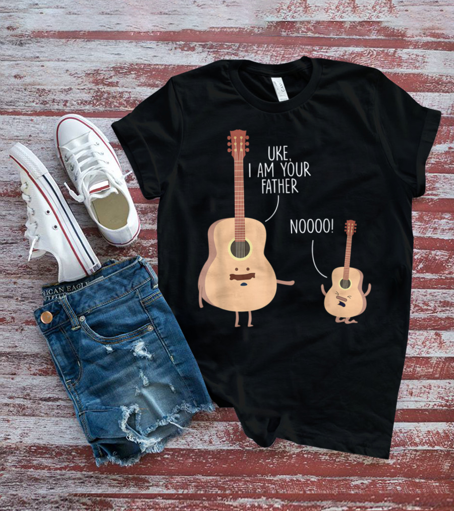 Uke I Am Your Father Ukulele Guitar NOOOO T-Shirt