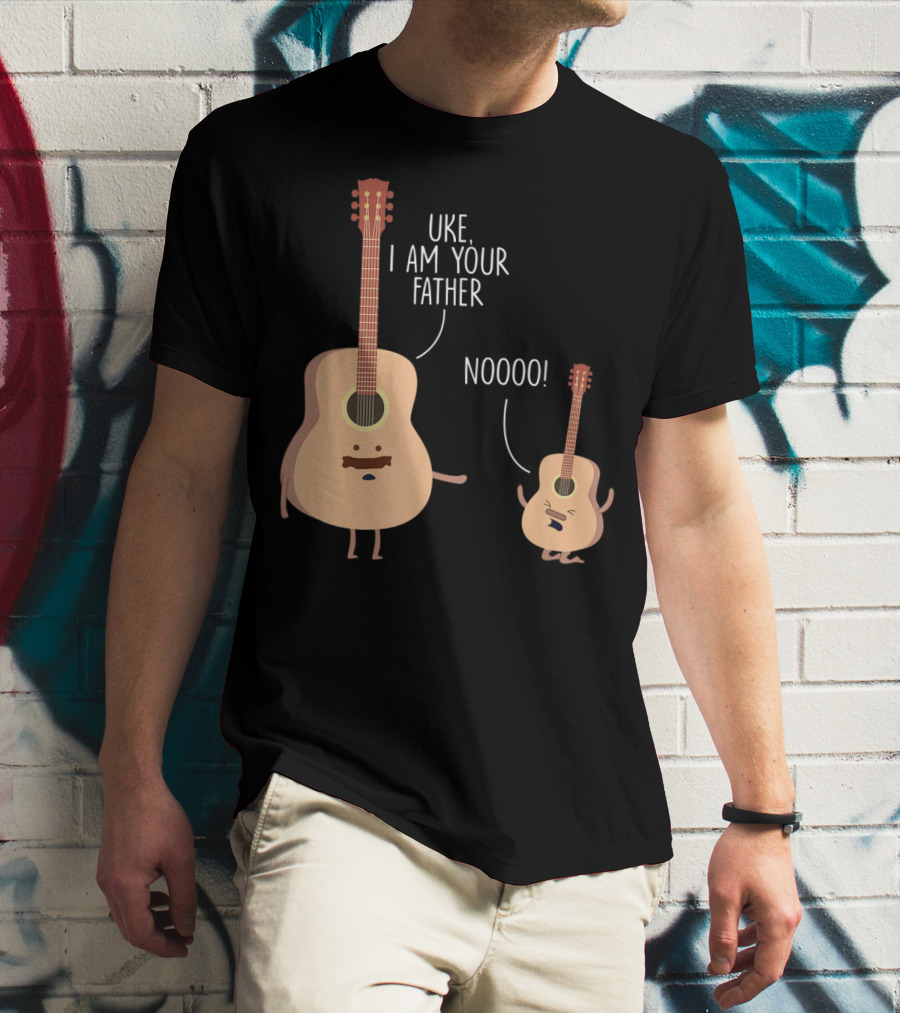 Uke I Am Your Father Ukulele Guitar NOOOO T-Shirt
