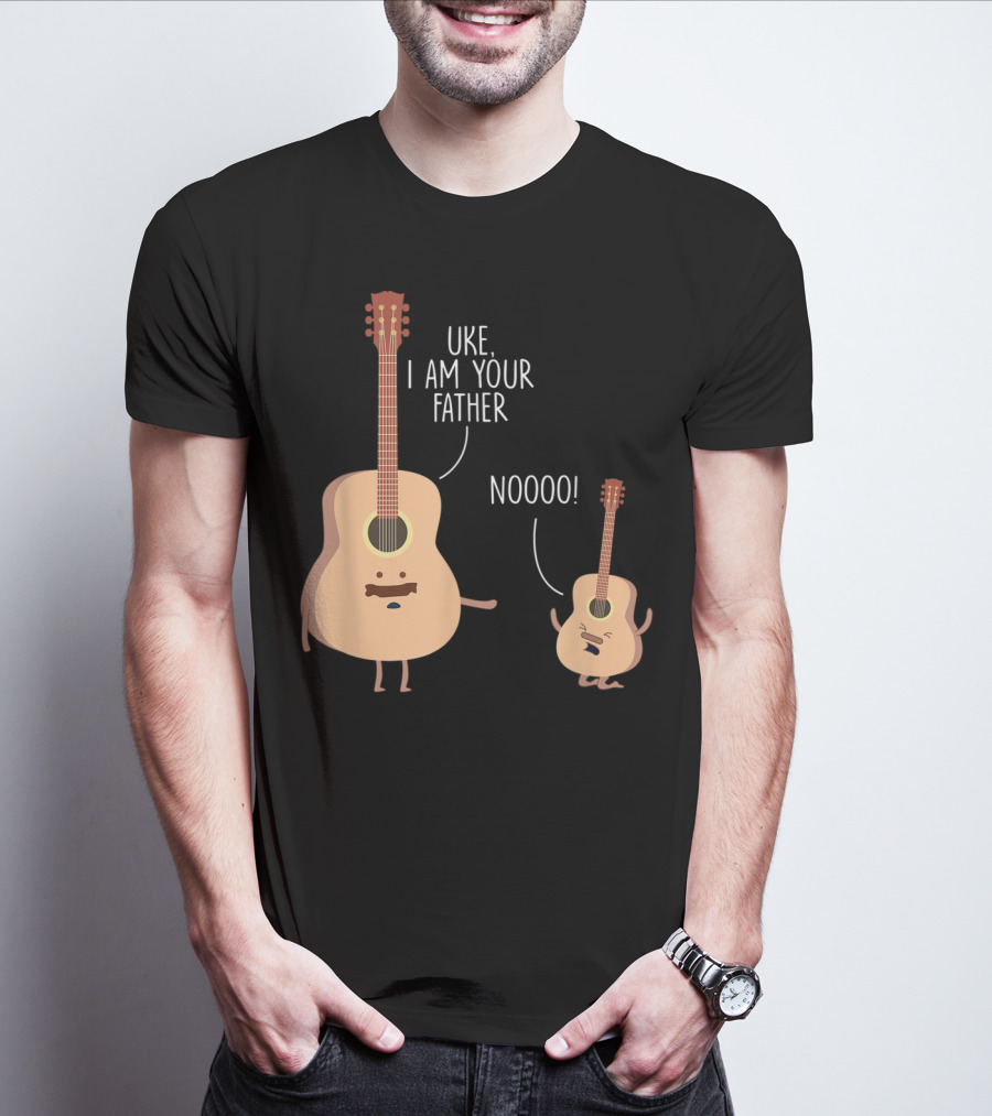 Uke I Am Your Father Ukulele Guitar NOOOO T-Shirt