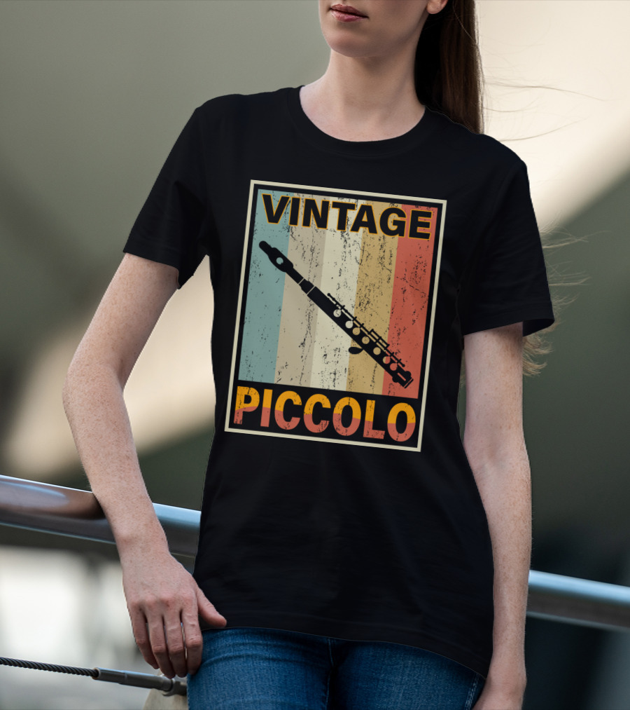 Vintage Piccolo Retro Stripes T-Shirt